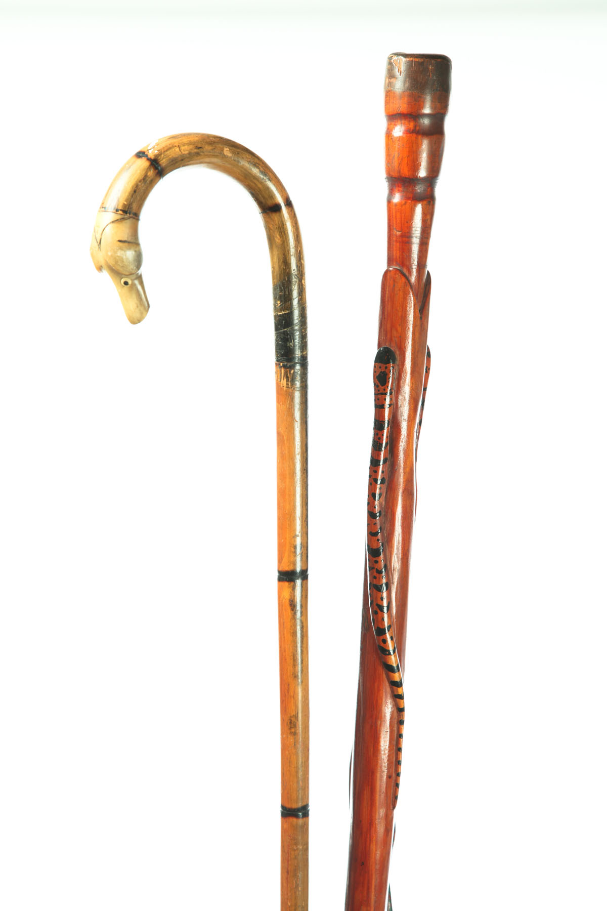 TWO CANES.  American  early 20th