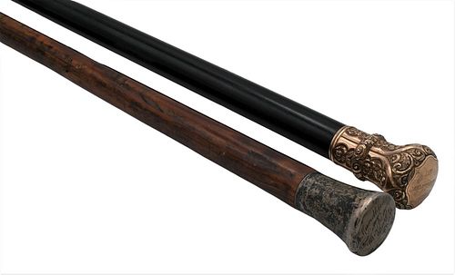 TWO CANES, TO INCLUDE ONE HAVING