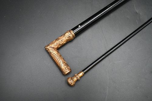TWO CANESTwo Canes, one marked