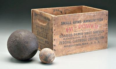 Two cannonballs: one possibly