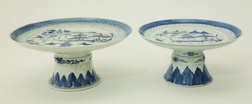 TWO CANTON TAZZAS, 19TH