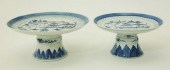 TWO CANTON TAZZAS, 19TH CENTUR