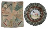TWO CAPE COD-THEMED HOOKED RUG