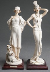 TWO CAPODIMONTE COMPOSITION FI