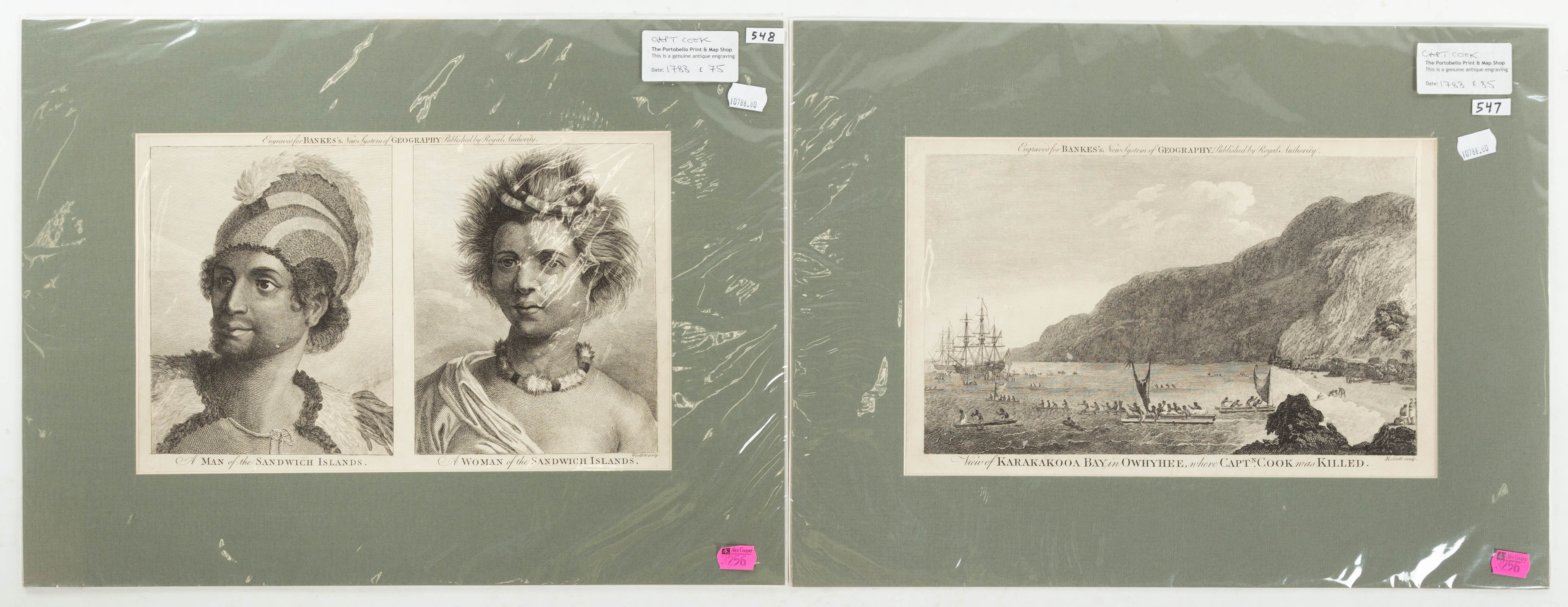 TWO CAPTAIN COOK ENGRAVINGS From