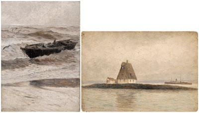 Two Carlton Chapman paintings