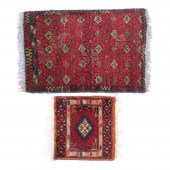 TWO CARPET SAMPLER RUGS: PAKIS