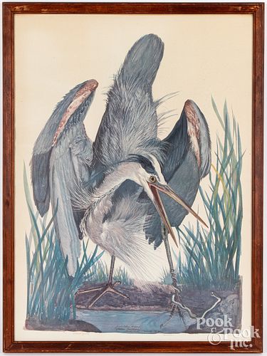 TWO CARROLL TYSON SIGNED BIRD