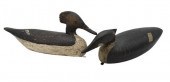 TWO CARVED DUCK DECOYS TO INCL