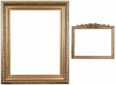 TWO CARVED GILT WOOD FRAMESlat