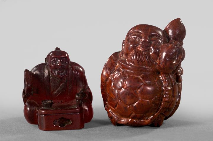 Two Carved Ojimi,  first quarter