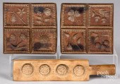 TWO CARVED SPRINGERLE BOARDS,