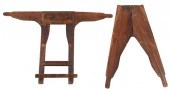 TWO CARVED WOOD LONG JOHN'S ST