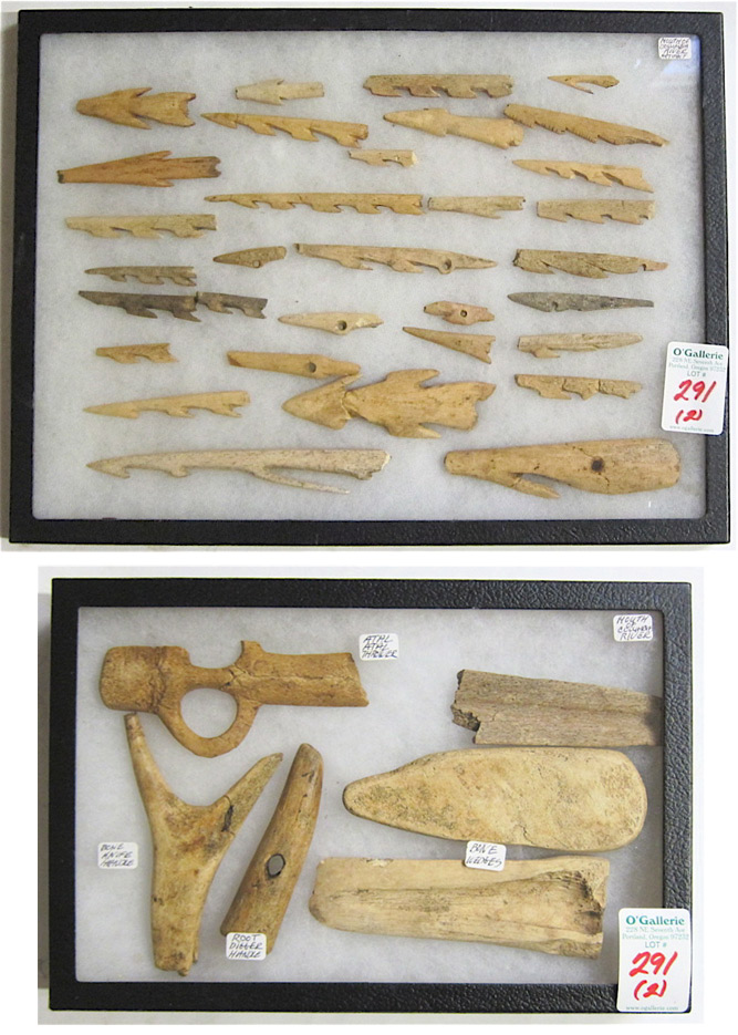 TWO CASED COLLECTIONS OF