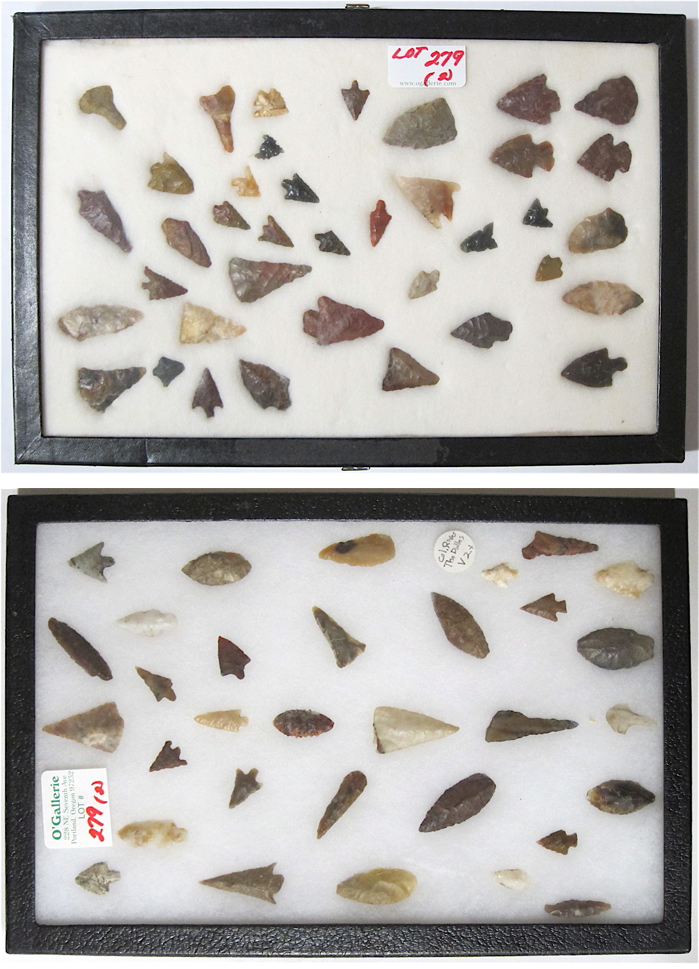 TWO CASED COLLECTIONS OF