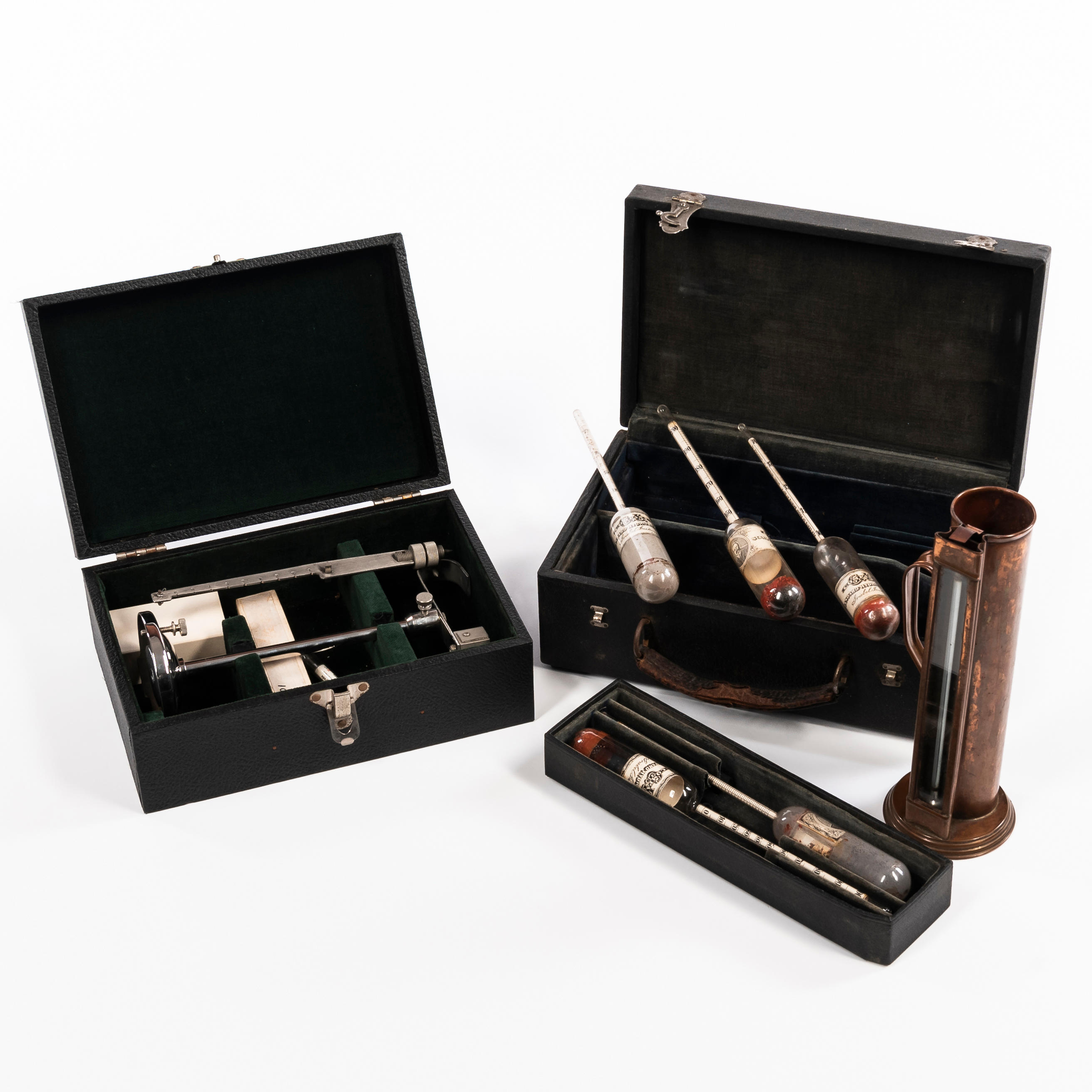 TWO CASED LABROTORY INSTRUMENTS A