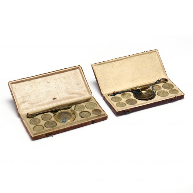 TWO CASED SETS OF LIKELY NOVELTY
