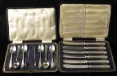 Two Cased Sets of Sterling Fla