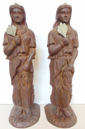 TWO CAST IRON COUNTER TOP CIGA