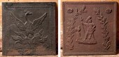 Two Cast Iron Firebacks19th ce