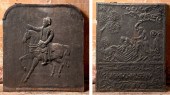 Two Cast Iron Firebacks19th ce