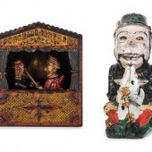Two Cast Iron Mechanical Banks