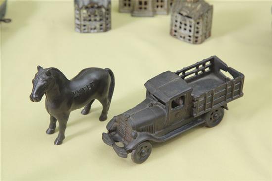 TWO CAST IRON TOYS. ''My Pet''