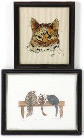 Two Cat Picturesthe first by L