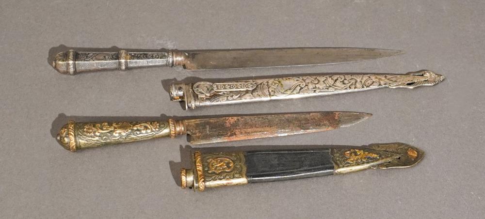 TWO CAUCASIAN OR OTTOMAN DAGGERS