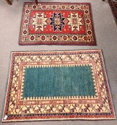 TWO CAUCASIAN ORIENTAL THROW R