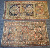 TWO CAUCASIAN RUGS, LARGER: 6