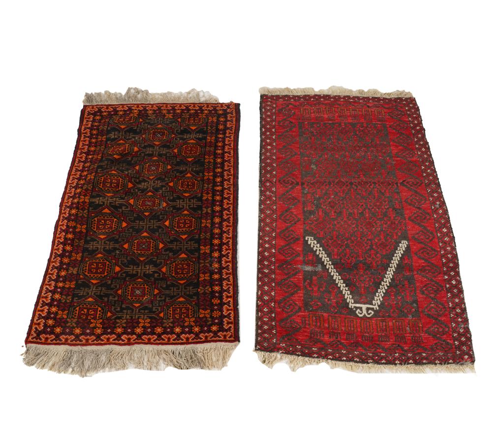 TWO CAUCASIAN STYLE RUGSTwo