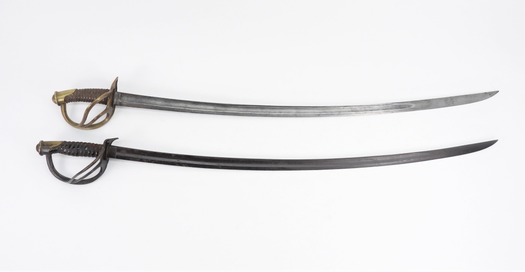 TWO CAVALRY SABERS A U.S. Model