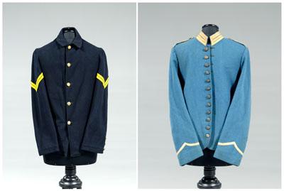 Two cavalry shell jackets,