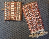 TWO CENTRAL ASIAN EMBROIDERED