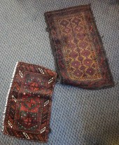 TWO CENTRAL ASIAN KILIM BAGS L