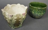 TWO CERAMIC JARDINIERES, HEIGH