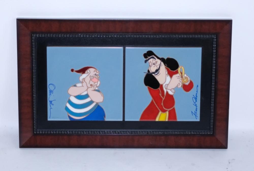 TWO CERAMIC TILES 'DOC' AND