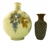 TWO CERAMIC VASES, 20TH C., IN