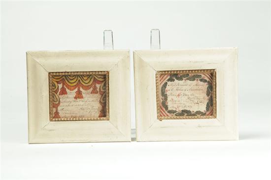 TWO CERTIFICATES OF MERIT. 