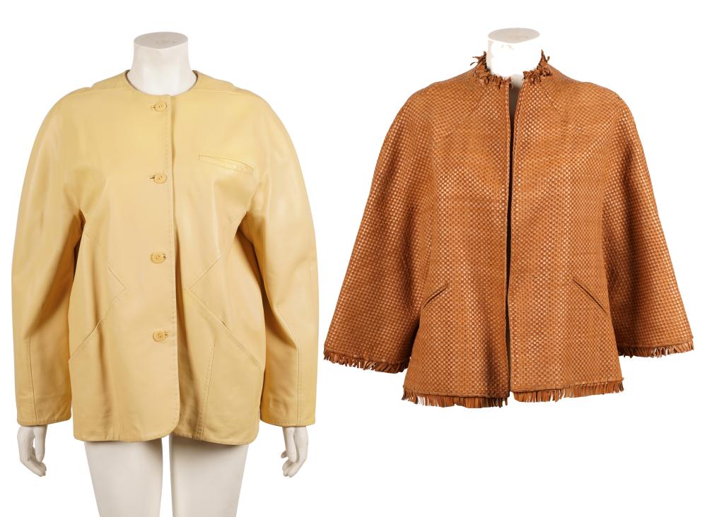 TWO CHADO RALPH RUCCI LEATHER