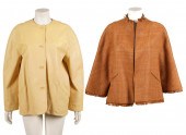 TWO CHADO RALPH RUCCI LEATHER
