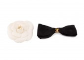 TWO CHANEL VINTAGE FASHION ACC