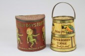 TWO CHARACTER TOFFEE TINS Comp