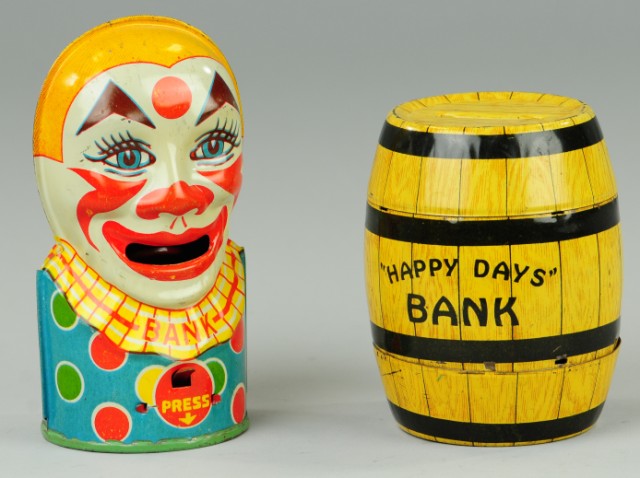 TWO CHEIN STILL BANKS Both