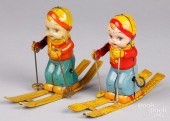 TWO CHEIN TIN LITHOGRAPH WIND-