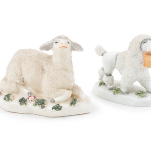 Two Chelsea Porcelain Animal
