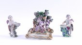TWO CHELSEA PORCELAIN FIGURES