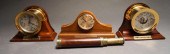 TWO CHELSEA SHIP CLOCKS, A QUA