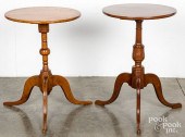 TWO CHERRY AND MAPLE CANDLESTA